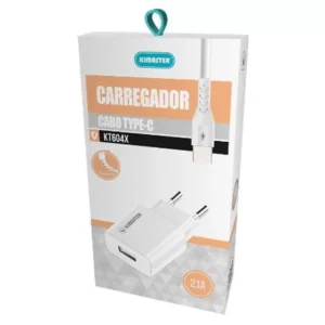 Kit cabo e carregador Kimaster tipo C