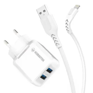 Kit Cabo Carregador Kimaster lightning para iPhone